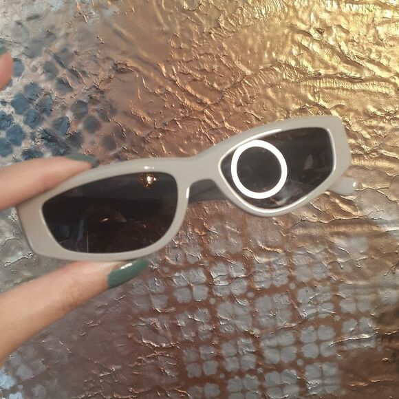 Nwot Zara Grey Cat Eye Sunglasses - Picture 6 of 16